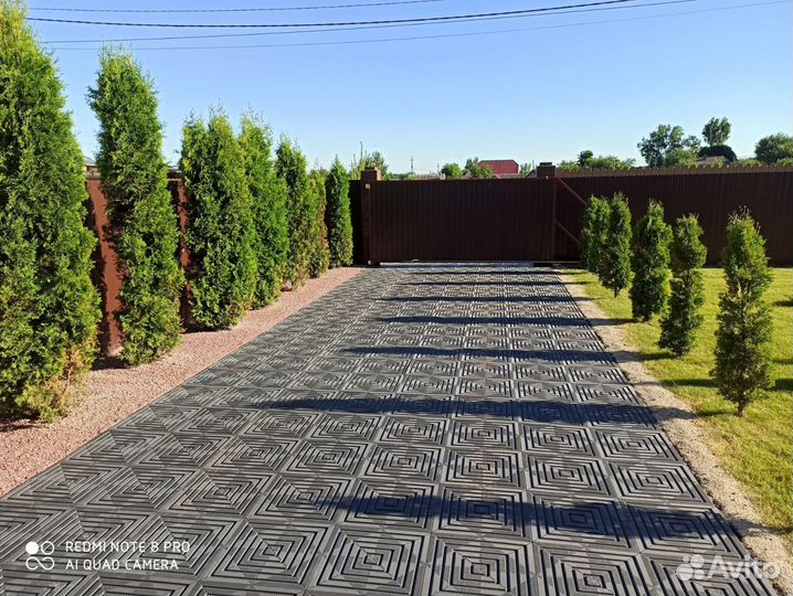Плитка тротуарная уличная под автомобиль,модульная