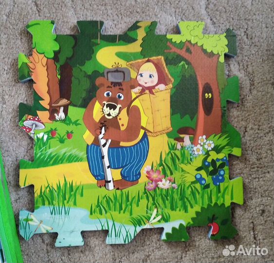 Игровой коврик пазл