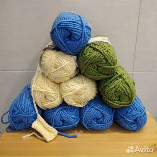 Пряжа толстая нитки для вязания