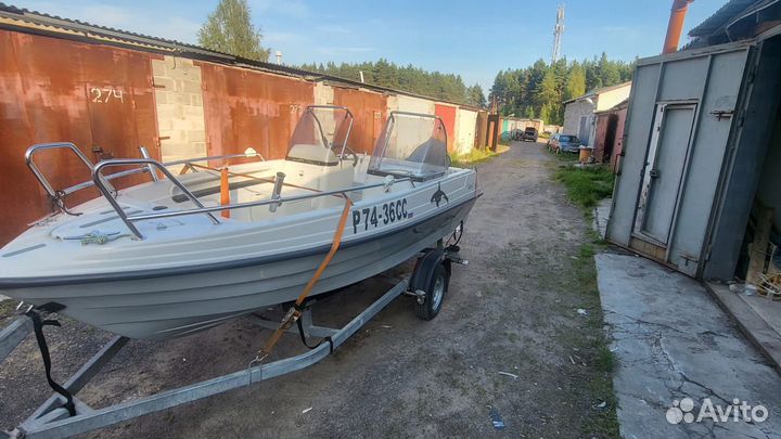 Лодка Terhi twin C 475 с мотором и прицепом