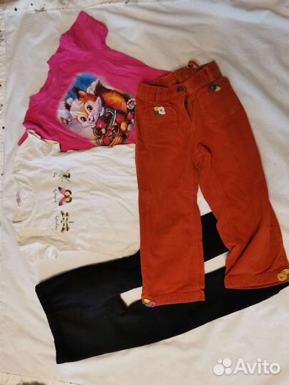 Вещи пакетом для девочки 98 104 размер