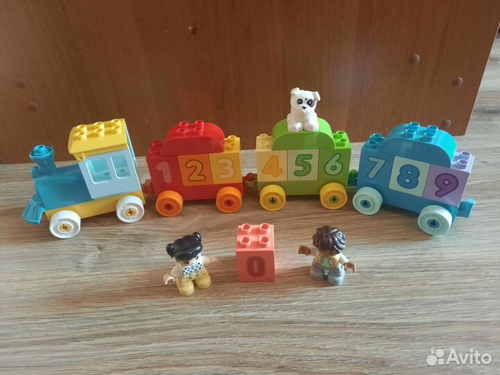 Lego duplo поезд 10954 считай и играй