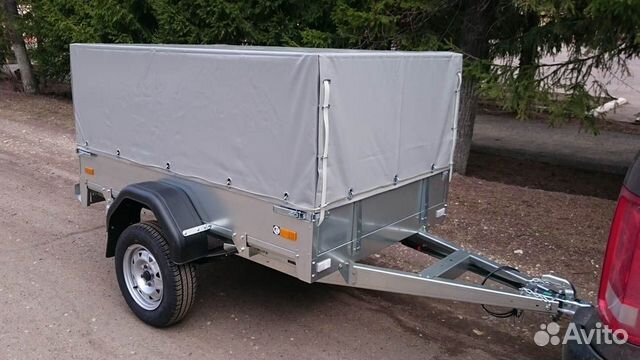 Прицеп легковой -03 с тентом (высокий) саранский