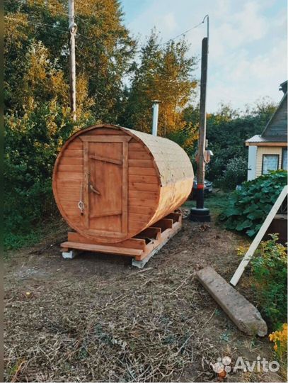Баня-бочка с доставкой