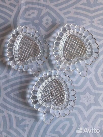 Розетки для варенья хрусталь