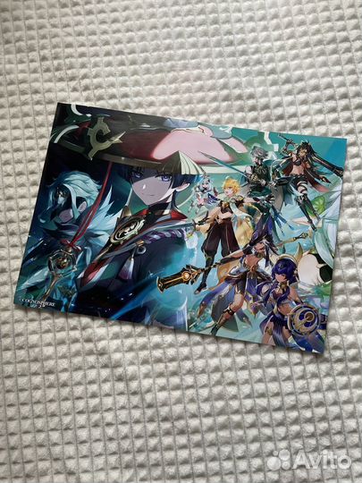 Плакат Genshin Impact