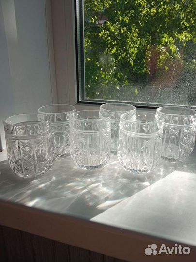 Кружки хрустальные