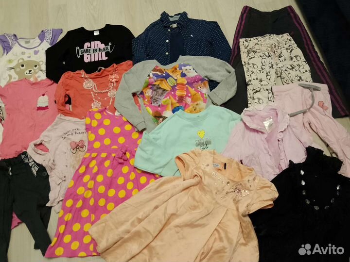Пакет вещей на девочку 116 см