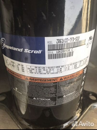 Комрессор Copeland zr61