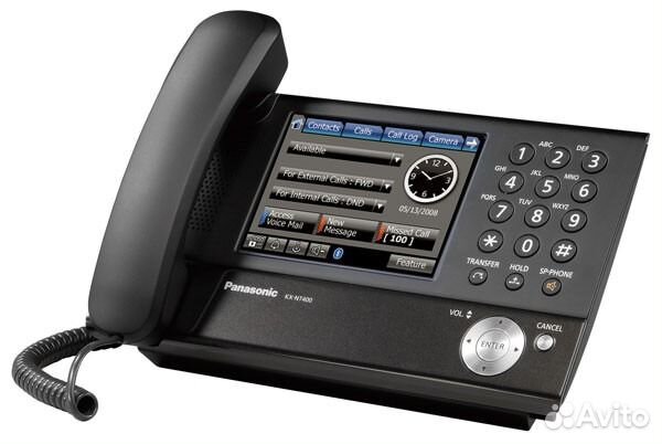 IP-телефон Panasonic KX-NT400RU (черный)