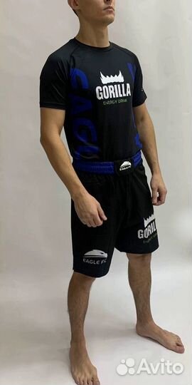 Комплект(футболка и шорты) Gorilla-eagle FC Blue
