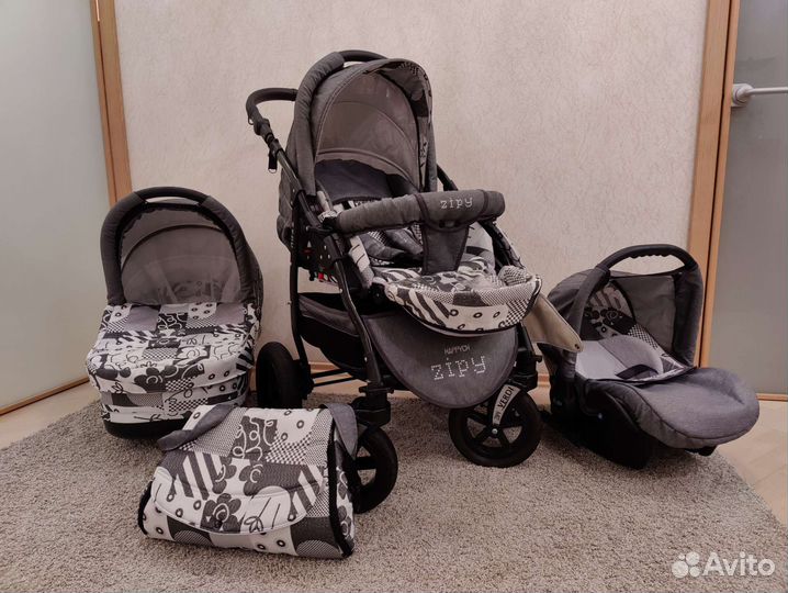 Коляска verdi zipy 3 в 1