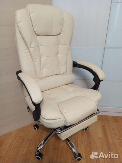 Кожаное кресло с функцией массажа доставка беспл
