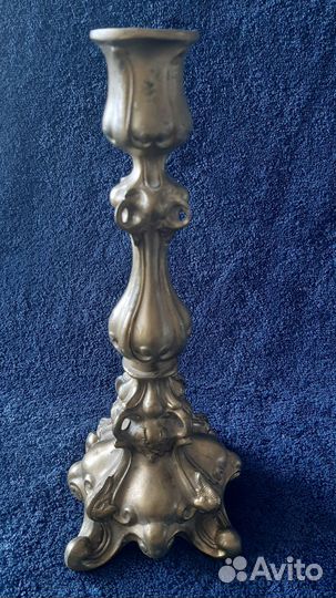 Старинный подсвечник 19 в. Варшава. (Fraget)