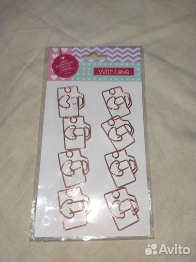 Скрепки декоративные