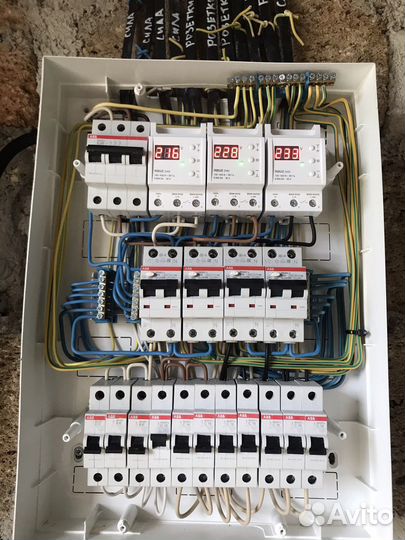 Услуги электрика монтаж установка