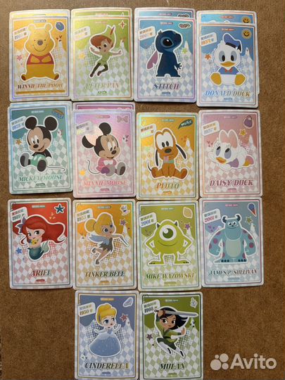 43 карточки disney