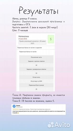 Репетитор по математике, огэ/егэ