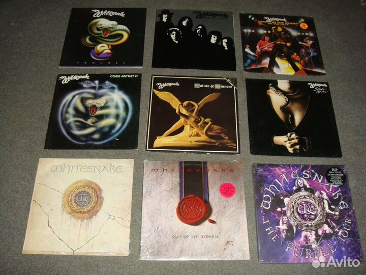 Коллекция группы Whitesnake 9LP