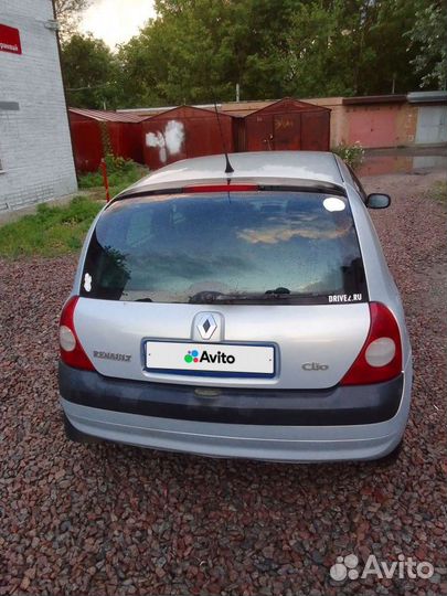 Renault Clio 1.4 МТ, 2002, 204 000 км