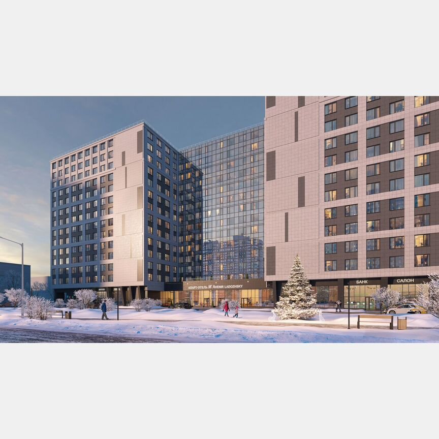Апартаменты-студия, 26,6 м², 8/14 эт.