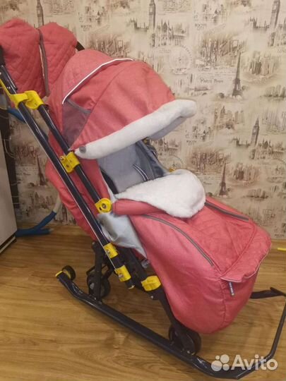 Детские санки коляска бу