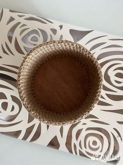 Корзинка из джута