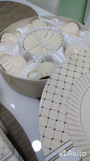 Кофейный сервиз из фарфора