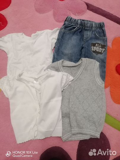 Продам 2 пакета вещей на девочку от 1года до 3 лет