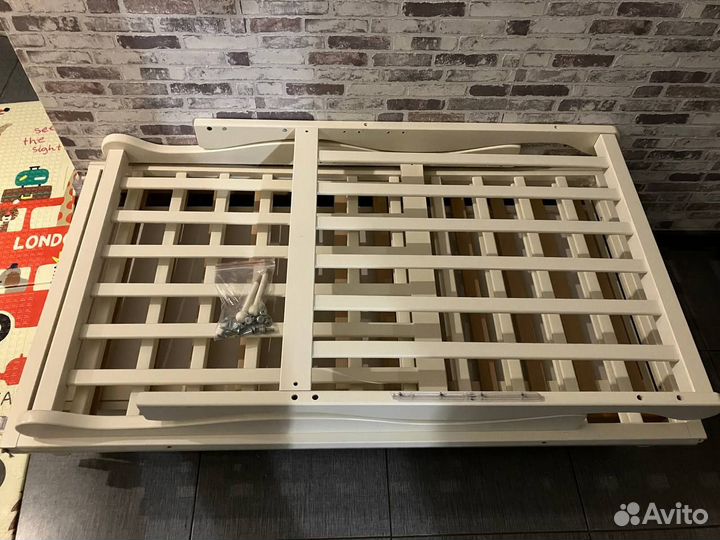 Кровать детская Кубаночка-4 би 40, матрас, бамперы