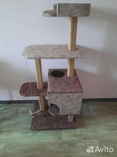 Когтеточка с лежанкой