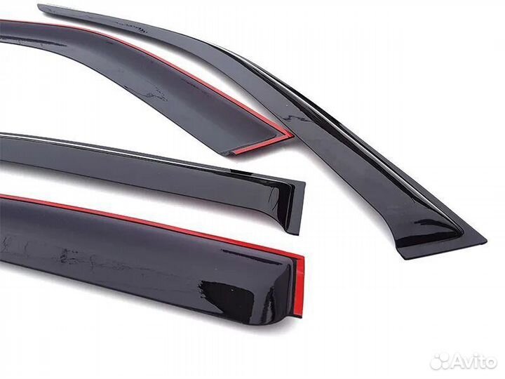 Дефлекторы окон Mitsubishi Pajero 3/4, 1999-2022