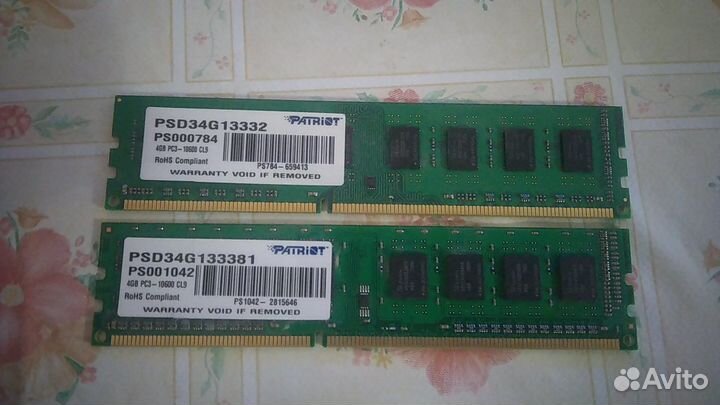 Память пк ddr3 2х4 8G 1600mg 2х8 16G 1600mg