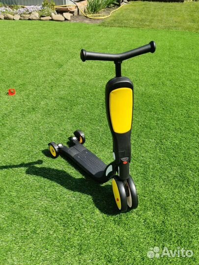 Трёхколёсный самокат 5 в 1 Pituso Yellow