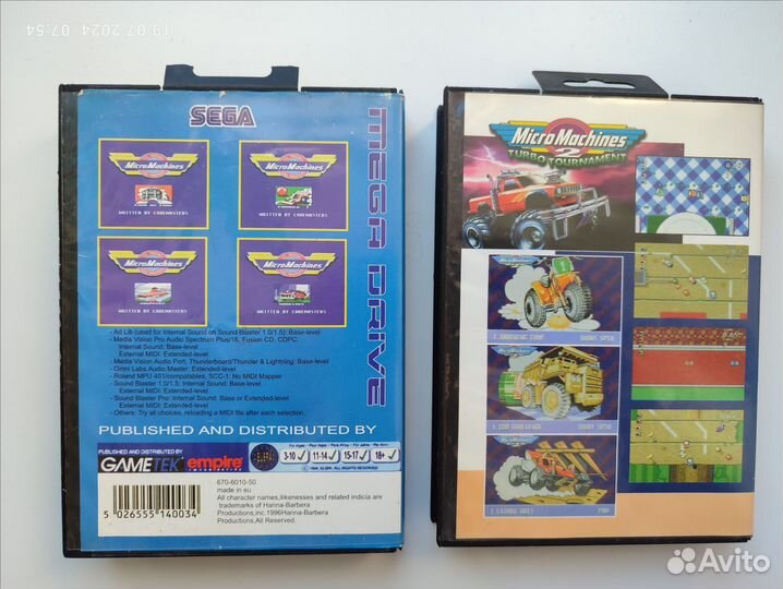 Картриджи sega big box 90-х годов