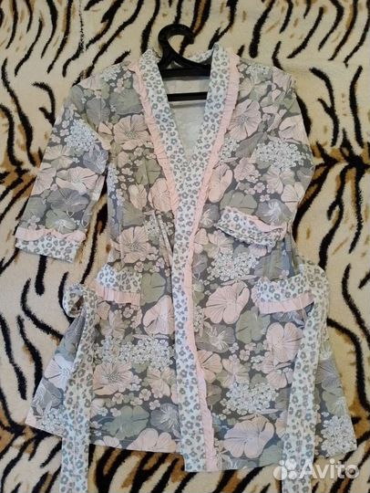 Пижама с халатом для девочки