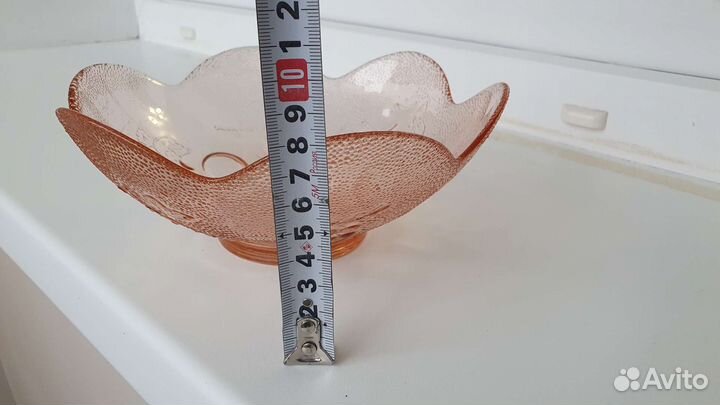 Ваза салатник (цветное стекло)