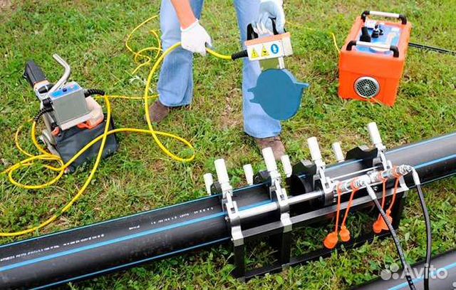 Стыковая и муфтовая сварка пнд труб.монтаж пэ труб