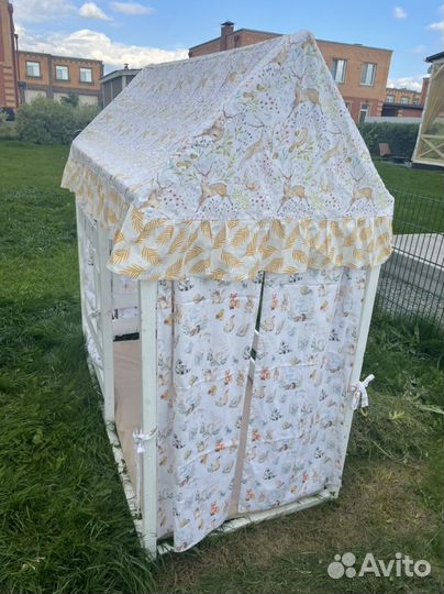 Детская кровать домик с матрасом
