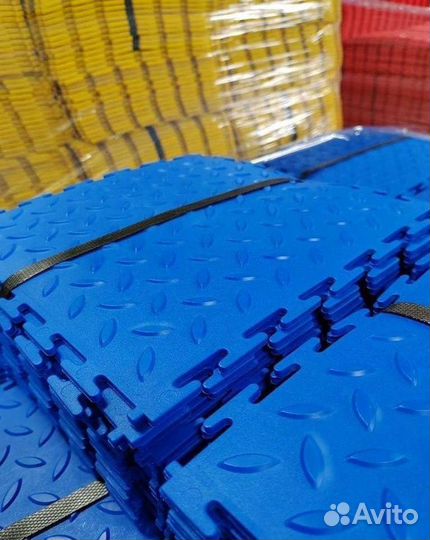 Модульная плитка пвх для гаража