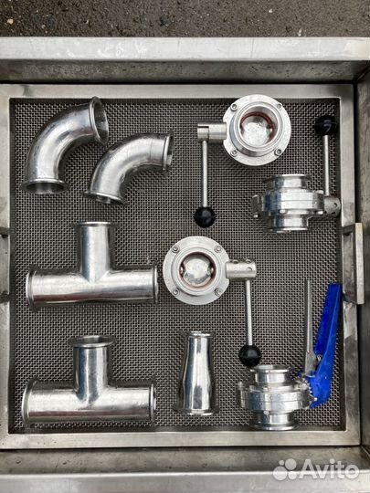 Царга кламп 2 дюйма 1000мм