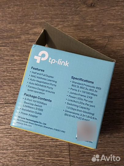 Настольный коммутатор TP-Link LS1005