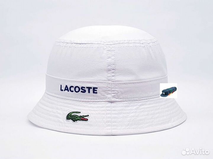 Панама Lacoste (белый)