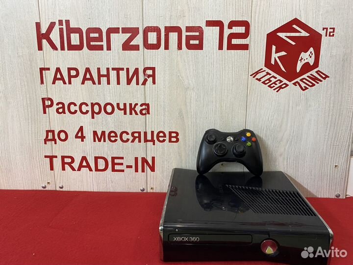 Xbox 360 Gloss 750 gb + 100 игр