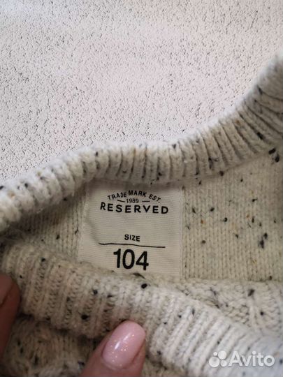 Свитер джемпер reserved 104 в идеале
