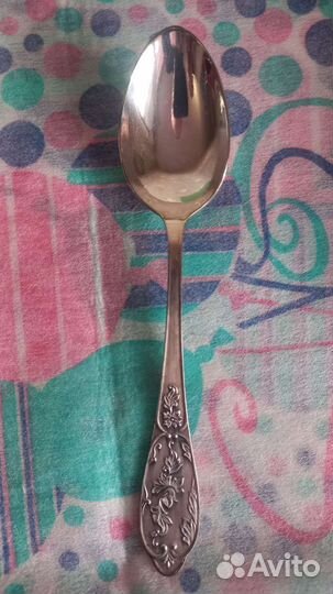 Ложки мельхиоровые с позолотой Новые