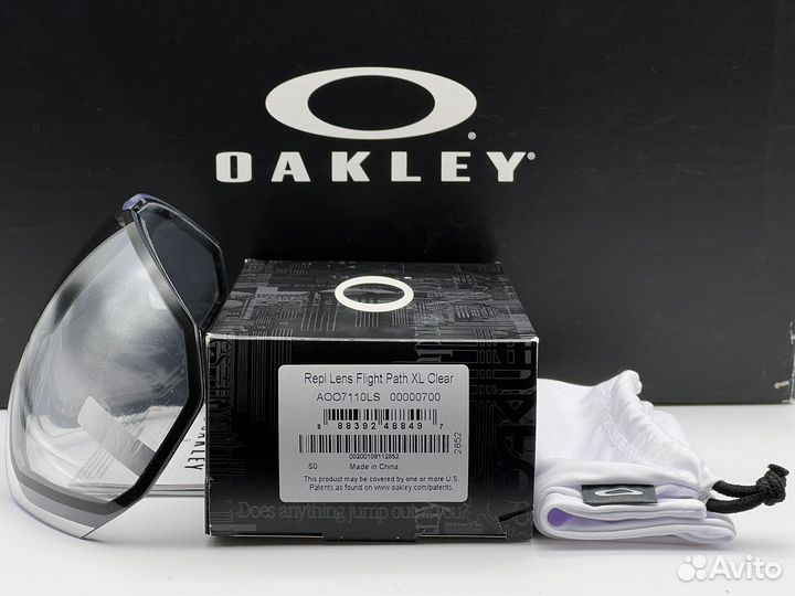 Линза Clear прозрачная для Oakley Flight Path L/XL