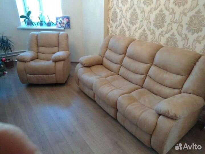 Диван Манчестер эк 3-х местный стационарный