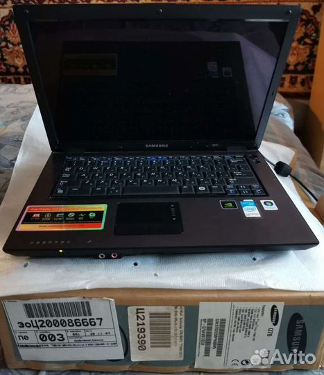 Ноутбук Samsung на запчасти