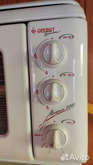 Газовая плита с электрической духовкой